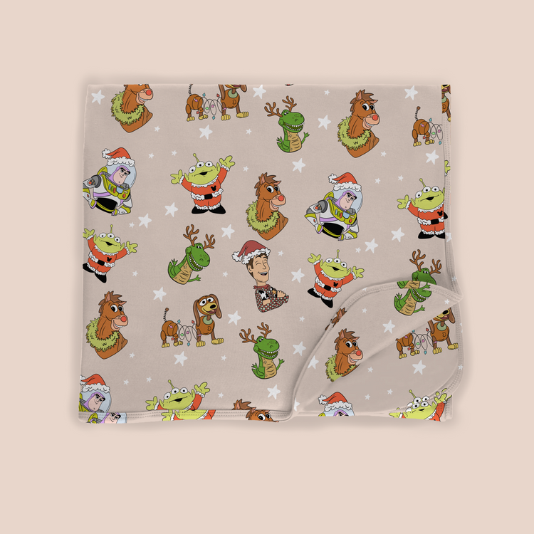 Toys & Friends Holiday Double Layered Blanket *PRE-ORDER*