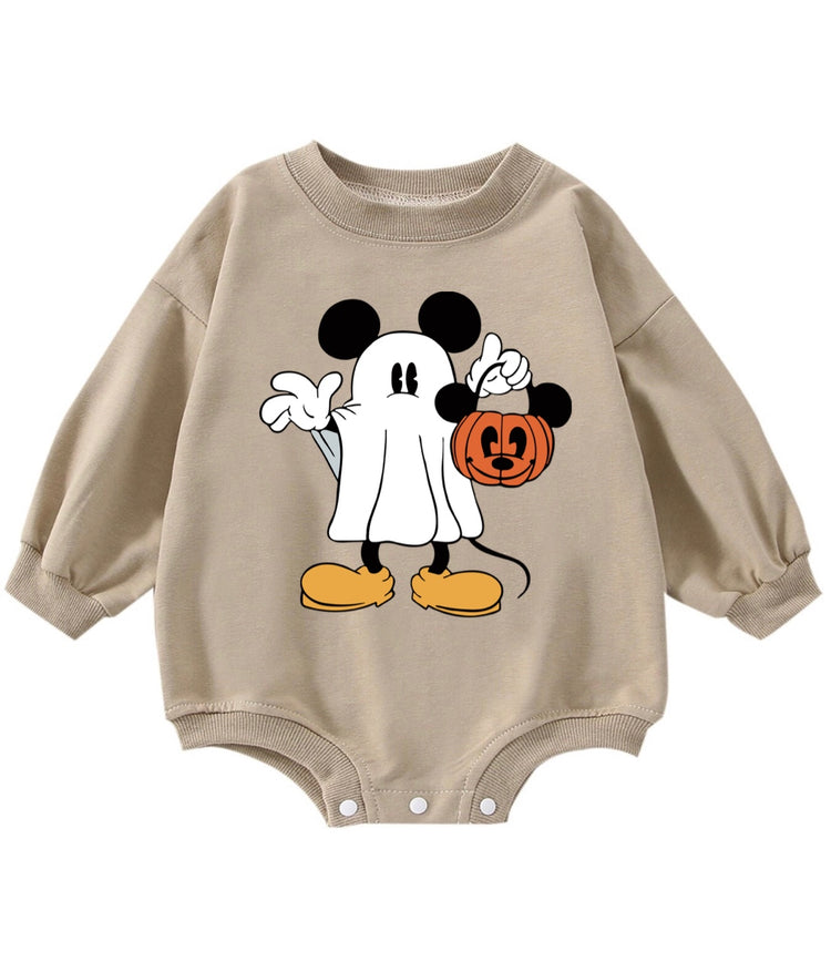 Boo the Ghost // LK BABY Romper