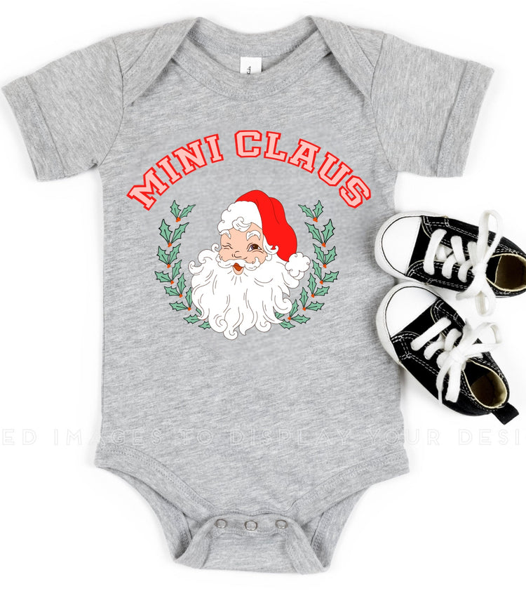 Mini Claus Baby Onesie// LK