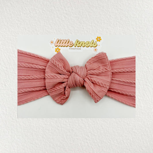 Dusty Pink // Nylon Bow